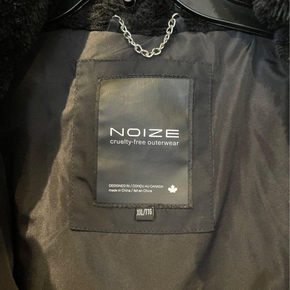 NOIZE VEGAN WINTER SHORT BOMBER - Picture 3 of 3